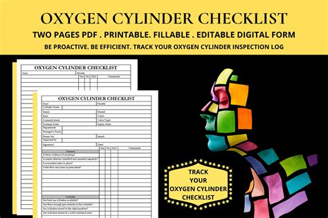 oxygen cylinder check mark